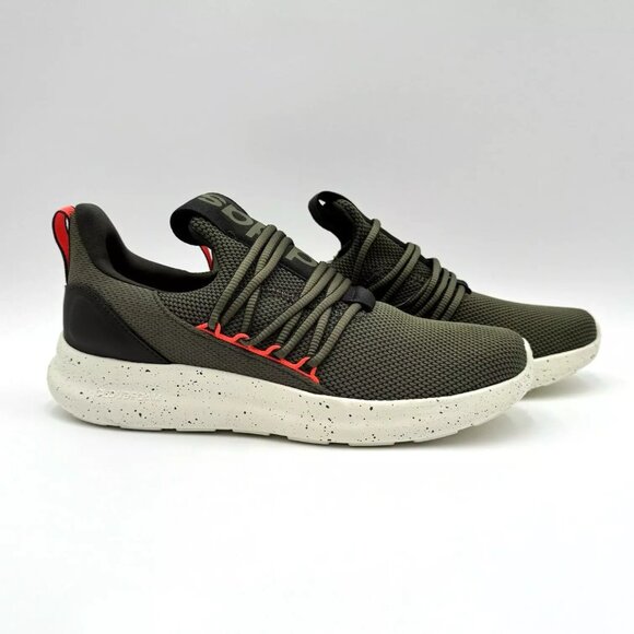 NEW adidas Men's Lite Racer Adapt 7.0 Sneakers Cloud Foam Slip On Olive - Picture 3 of 7